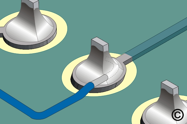 Damaged Plated Hole with Inner Layer Connection