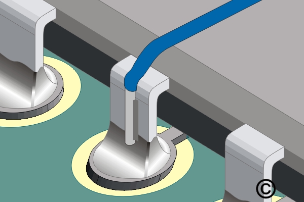 Damaged Plated Hole with Inner Layer Connection