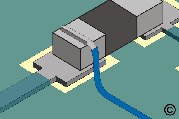 Damaged Plated Hole with Inner Layer Connection