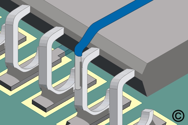 Damaged Plated Hole with Inner Layer Connection