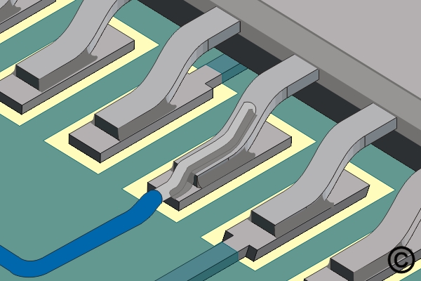 Damaged Plated Hole with Inner Layer Connection