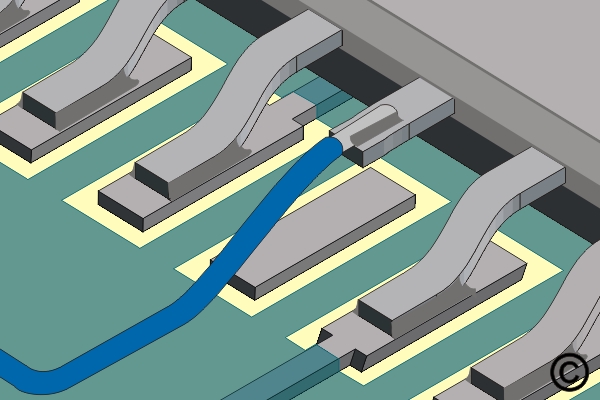 Damaged Plated Hole with Inner Layer Connection