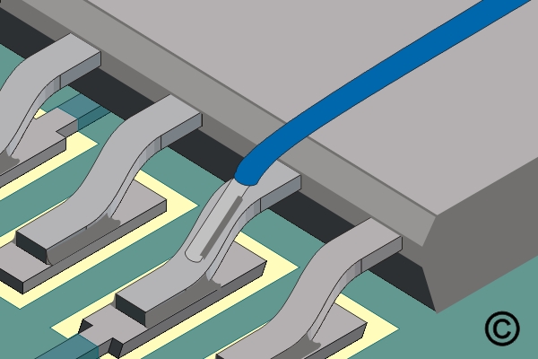 Damaged Plated Hole with Inner Layer Connection