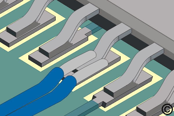 Damaged Plated Hole with Inner Layer Connection