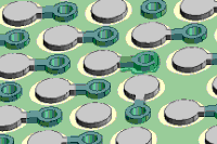 Figure 2: Replacement epoxy should be applied with a fine-needle dispenser.