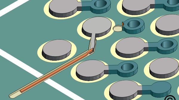 BGA Conductor Path Rework: Pad Replacement and Trace Rerouting