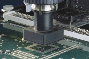 Figure 1: Removal of BGA device by hot gas machine.