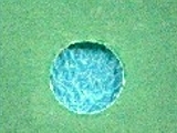 Image 2: Over sized hole drilled to remove damage.