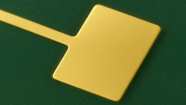 Figure 3. Pad polished and replated.