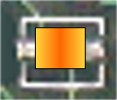 Figure 2: Component footprint on top of mis-sized pads.