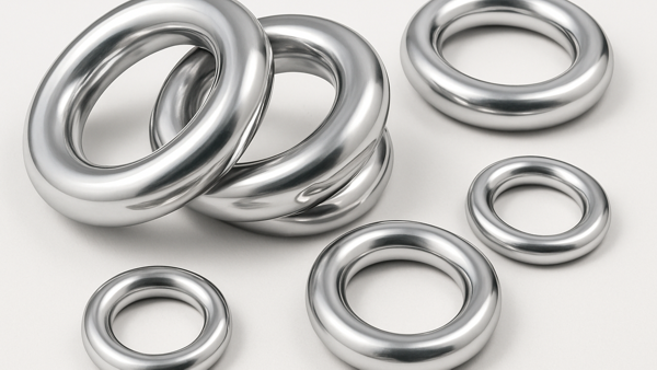Figure 2: Solder rings used to make the solder joints.